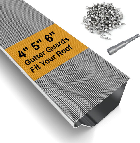 Stainless steel gutter guard - stainless,
