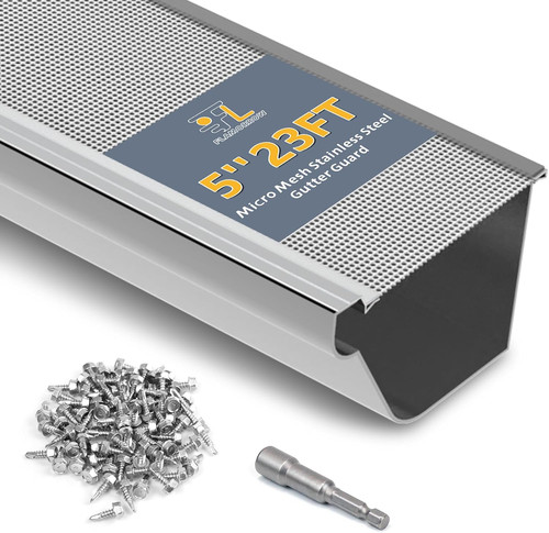 Stainless steel gutter - stainless,