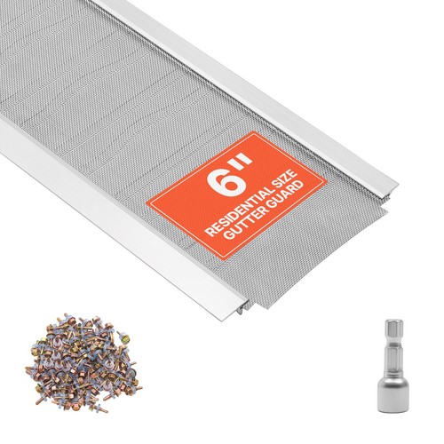 Gutter guard in aluminum - in,